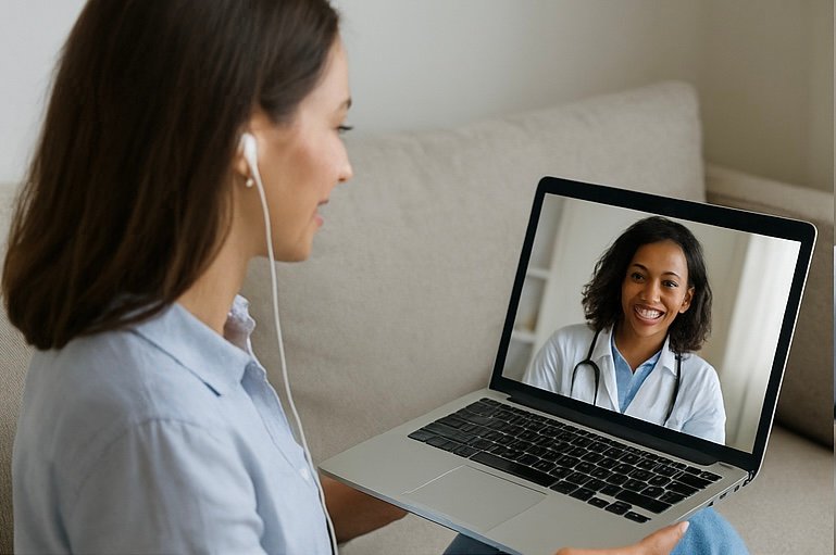 Telemedicine session